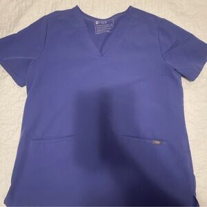 Figs Women's XL Blueberry scrub top